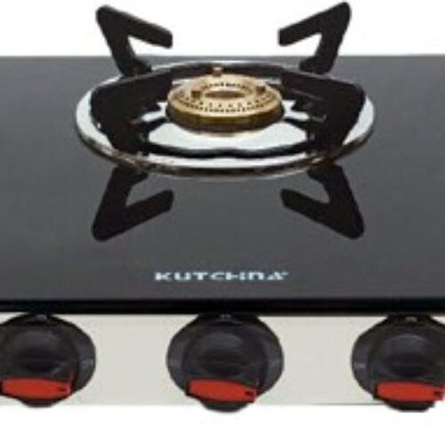 Kutchina Ember 3 Burner Glass Gas Stove